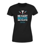 Koszulka dla pielęgniarki NIE KAŻDY BOHATER NOSI PELERYNĘ 1