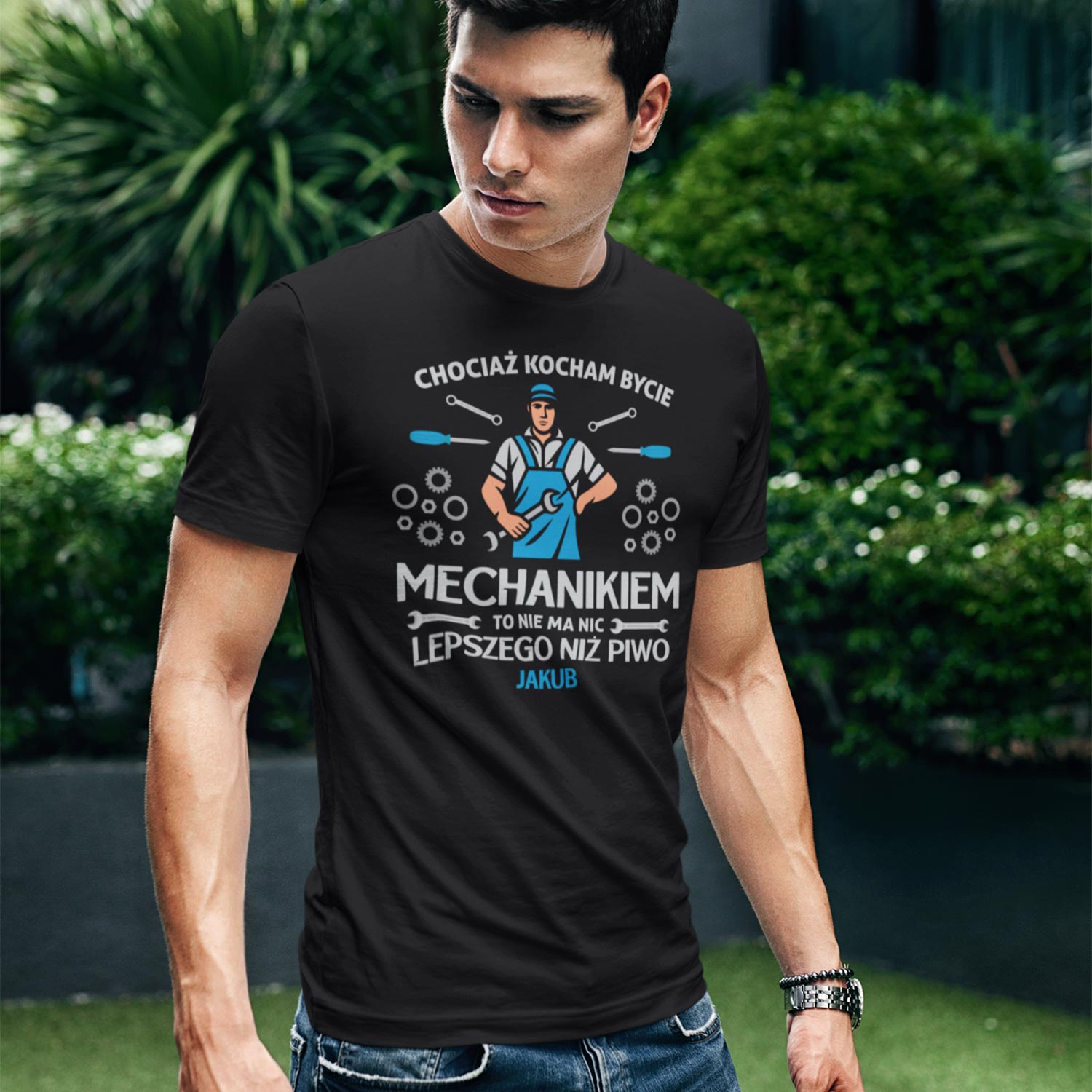 Koszulka Dla Mechanika CHOCIAŻ KOCHAM BYĆ MECHANIKIEM 3
