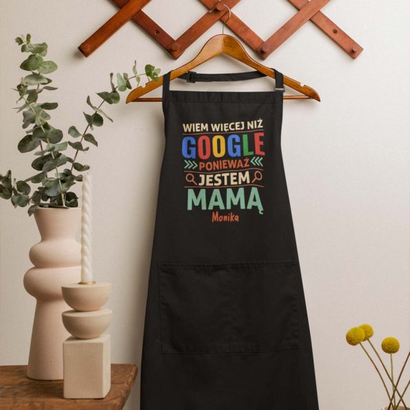 Fartuch Kuchenny Na Dzień Mamy Wiem Więcej Niż Google 4