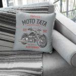 Poduszka na Dzień Ojca Moto Tata Dla Fana Motoryzacji 1