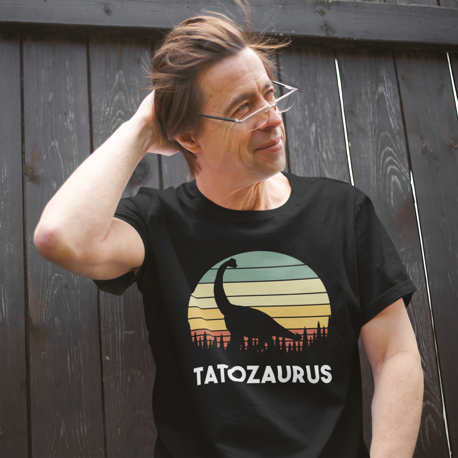Koszulka Dla Taty Tatozaurus Prezent Urodziny Dzień Ojca 3
