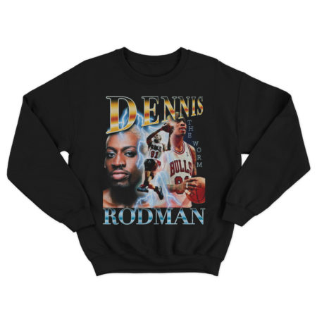 Bluza bez kaptura Crewneck Dennis Rodman Drip Bootleg
