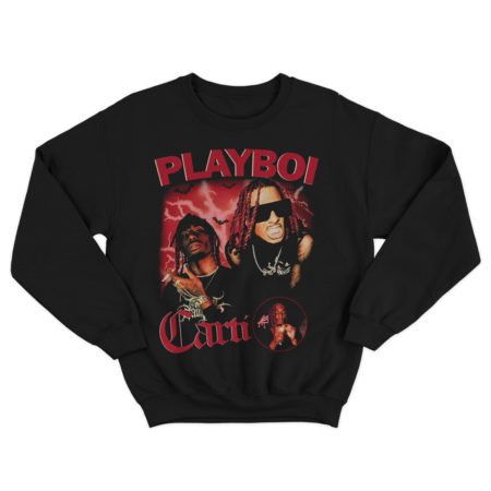 Bluza bez kaptura Crewneck Playboi Carti Bootleg