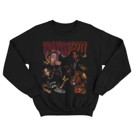 Bluza bez kaptura Crewneck Travis Scott Bootleg