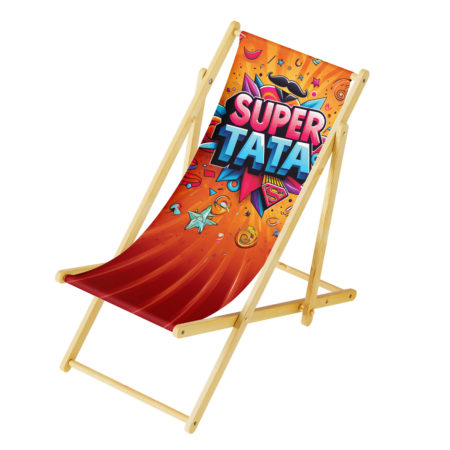 Leżak "Super Tata" – Idealny Prezent na Dzień Ojca